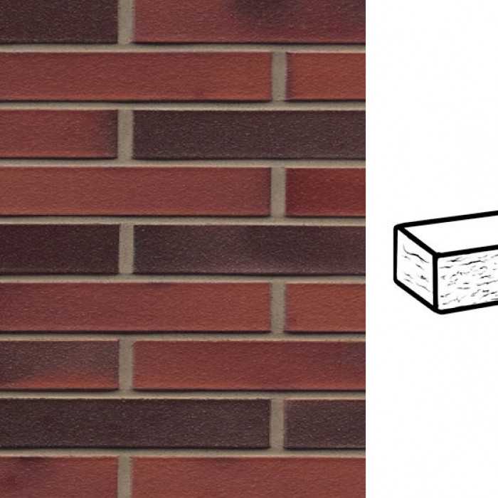 Кирпич клинкерный Muhr 03 EG Rot Edelglanz рустик, 240х90х40 мм